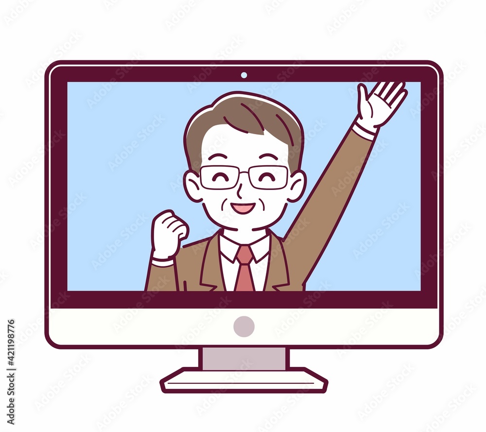 リモートワークする人 リモートワークする人