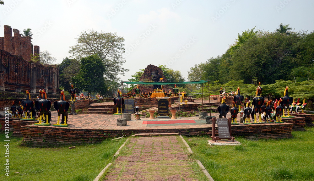 Wat Dhammikaraj is located on the east of the ancient palace. Being built before the foundation of Ayutthaya, the royal temple of the Maha Nikai demonization was initially named Wat Mukaraj Wat Dhammikaraj is located on the east of the ancient palace. Being built before the foundation of Ayutthaya, the royal temple of the Maha Nikai demonization was initially named Wat Mukaraj