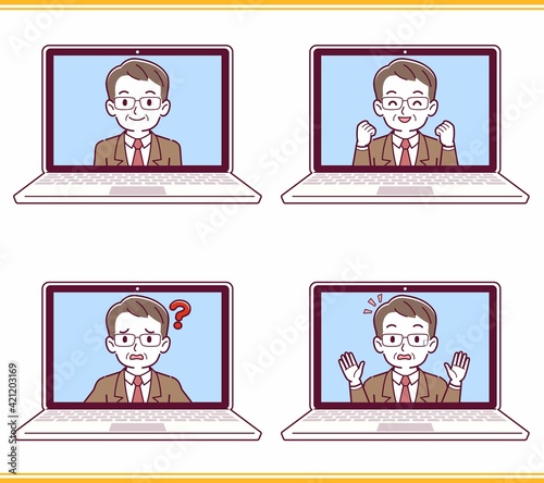 リモートワークする人