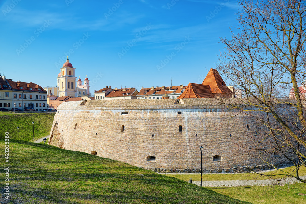 Bastion of the Vilnius City Wall. Lithuania.