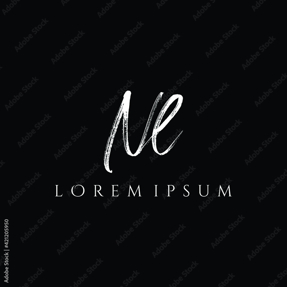 Letter NL luxury logo design vector Letter NL luxury logo design vector