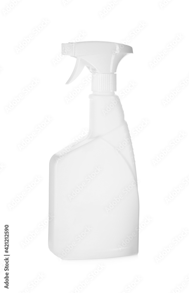 Spray bottle of cleaning product isolated on white Spray bottle of cleaning product isolated on white