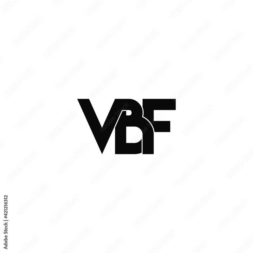 vbf letter original monogram logo design vbf letter original monogram logo design