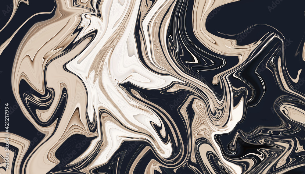 Abstract marble background, hand painted texture, painted with acrylics, splashes, drops of paint. Design for backgrounds, wallpapers, covers and packaging.