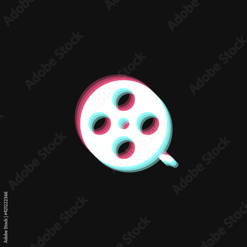 Film Reel - 3D Effect