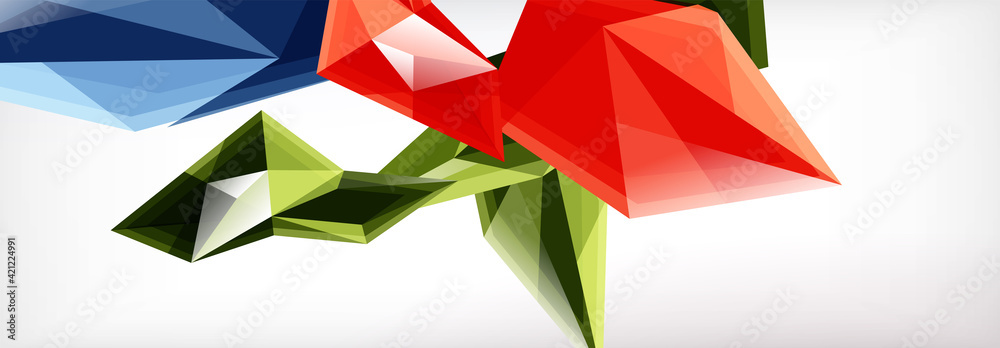 Vector 3d triangles and pyramids abstract background for business or technology presentations, internet posters or web brochure covers Vector 3d triangles and pyramids abstract background for business or technology presentations, internet posters or web brochure covers