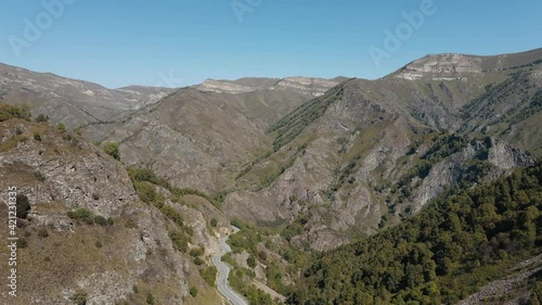 view of the mountains