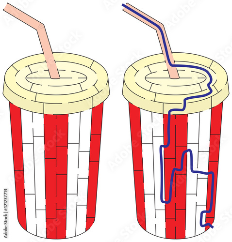 Soft drink maze