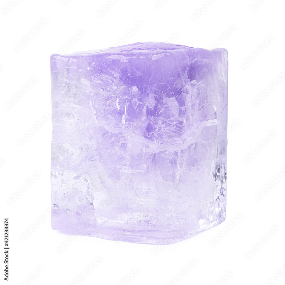Fototapeta premium Rectangular piece of ice