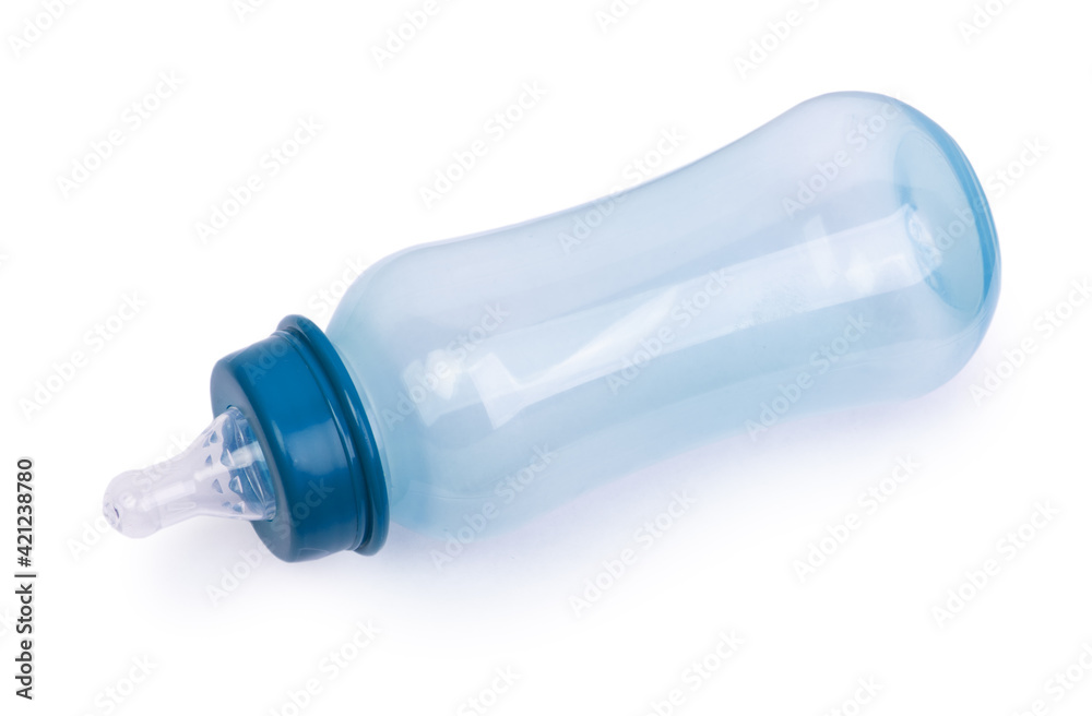 Empty bottle with pacifier Empty bottle with pacifier