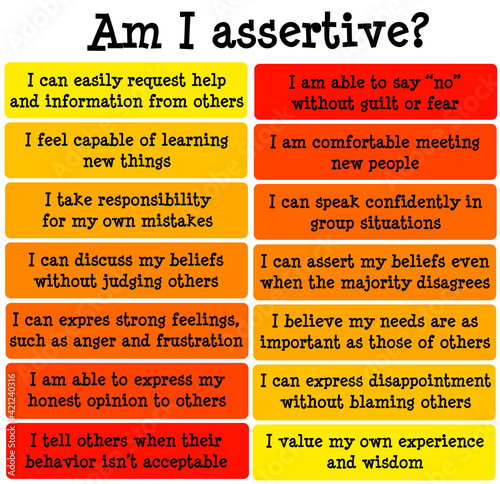Fotografia personal assertiveness
