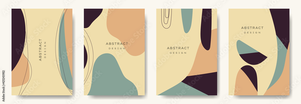 Abstract vintage background and various shapes set up. Ideal for cover, poster, business card, flyer, brochure,magazine first page,social media and other. illustration vector eps 10