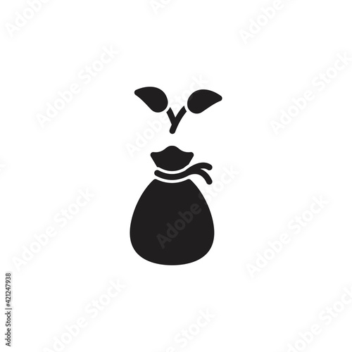 Reforestation icon in vector. Logotype