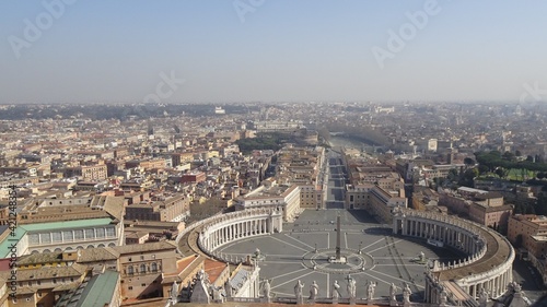 Veduta aerea di Piazza San Pietro, Roma