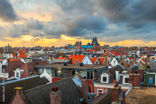 Photography Amsterdam, Netherlands Rooftop View