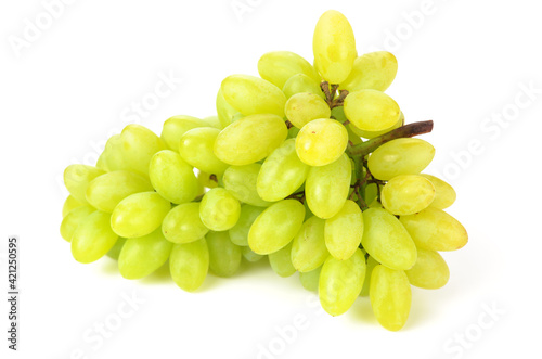 Bunch of Green Grapes laying stock photo