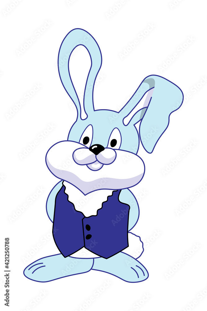 Easter bunny. Cute bunny. Rabbit.