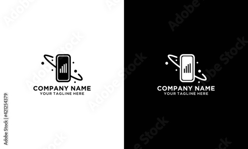 mobile phone repair logo template. phone service icon symbol