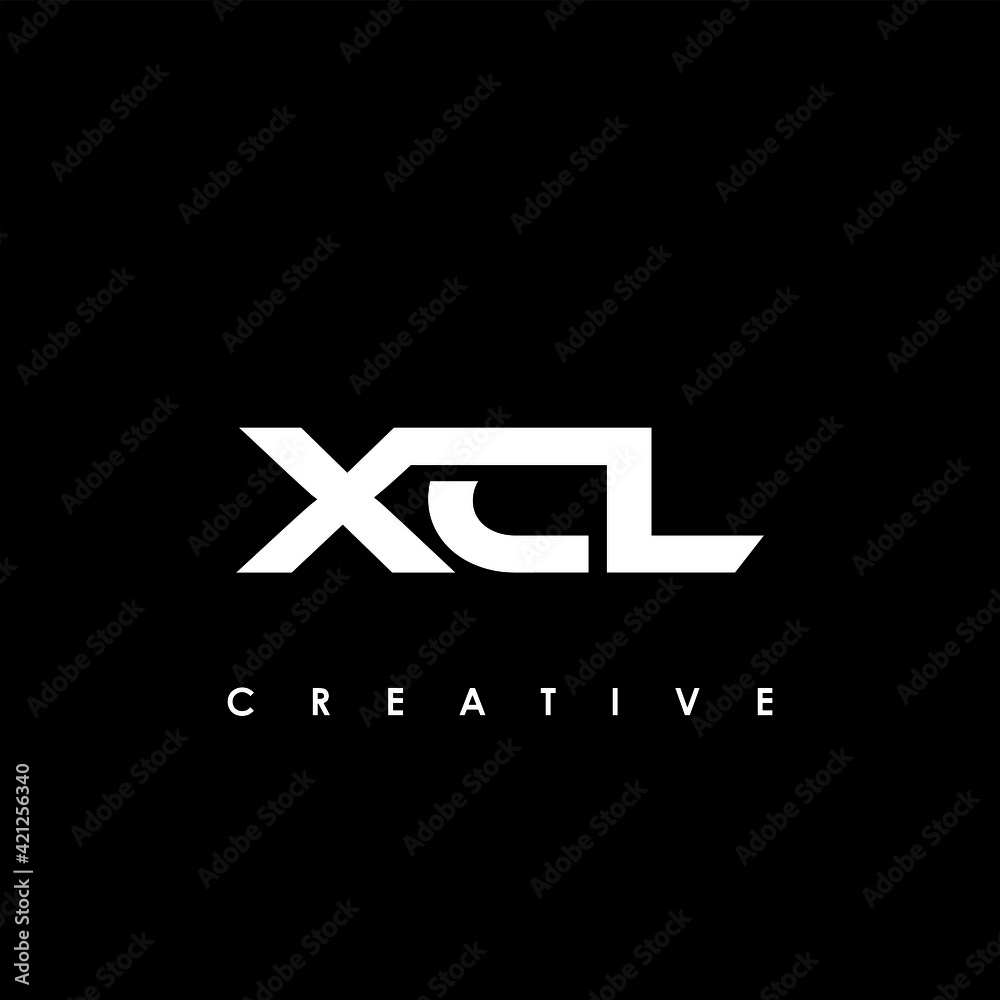 Fototapeta premium XCL Letter Initial Logo Design Template Vector Illustration