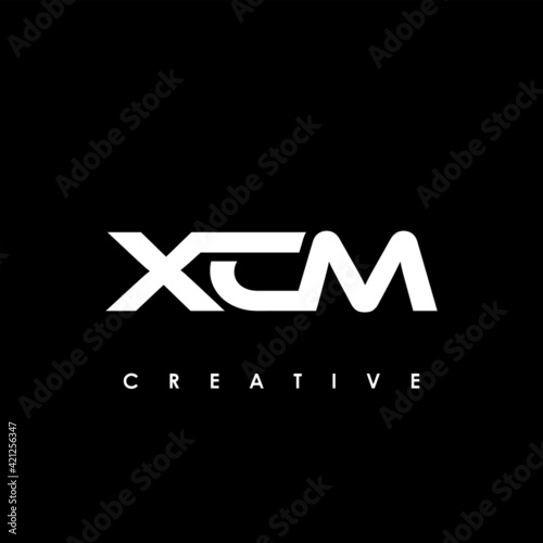 XCM Letter Initial Logo Design Template Vector Illustration photo