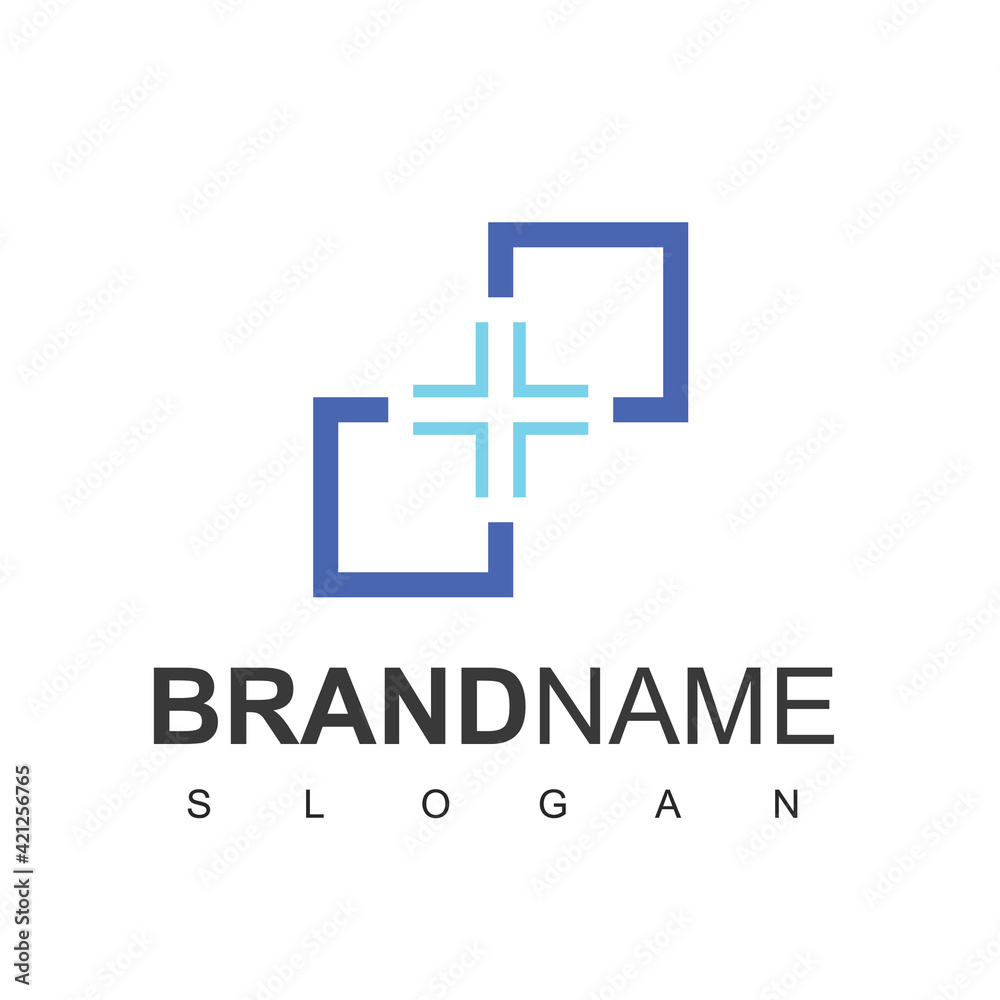 Obraz premium Hospital And Medical Logo Desin Template