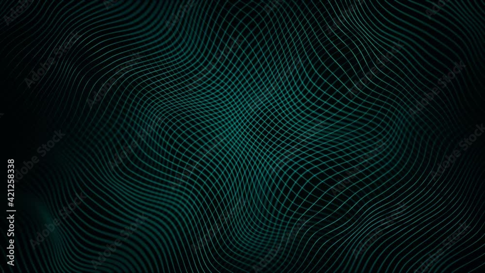 Abstract Waving lines Fx Background Loop/ 4k animation of an abstract fractal digital lines background with blur focus seamless looping Abstract Waving lines Fx Background Loop/ 4k animation of an abstract fractal digital lines background with blur focus seamless looping