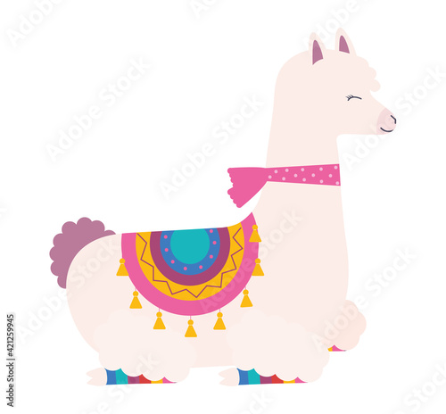 sweet llama illustration