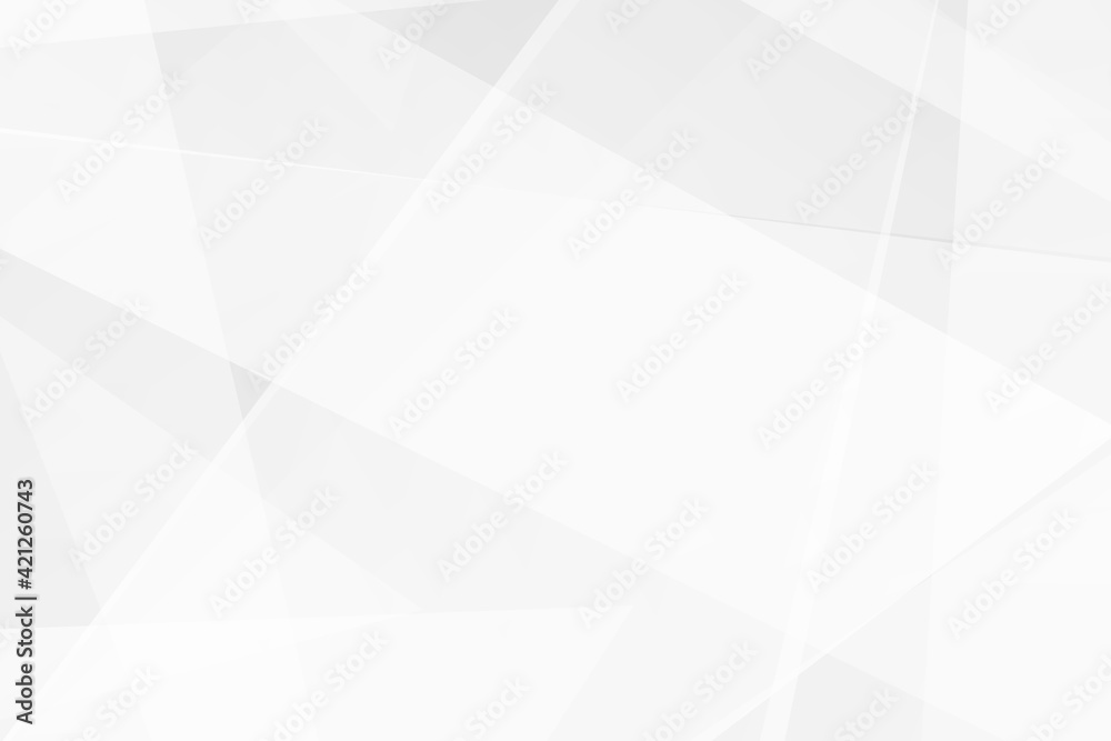 Abstract white and grey on light silver background modern design. Vector illustration EPS 10.
