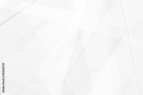 Abstract white and grey on light silver background modern design. Vector illustration EPS 10.