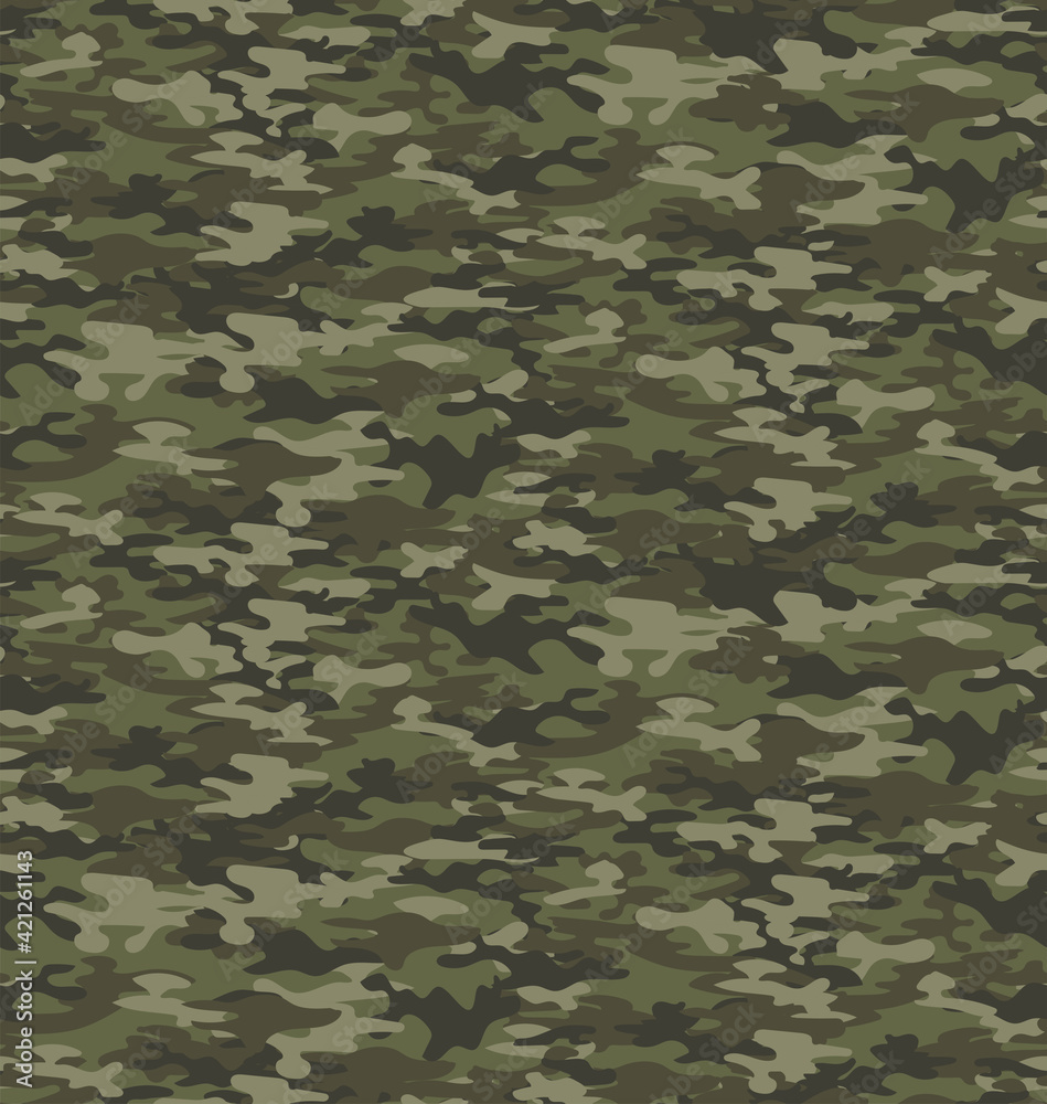 Army camouflage seamless pattern. Army camouflage seamless pattern vector. illustration Military Pattern Vector.

