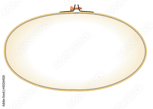 Blank Oval Embroidery hoop
