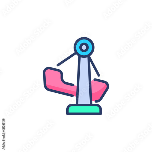 Swing Boat icon in vector. Logotype