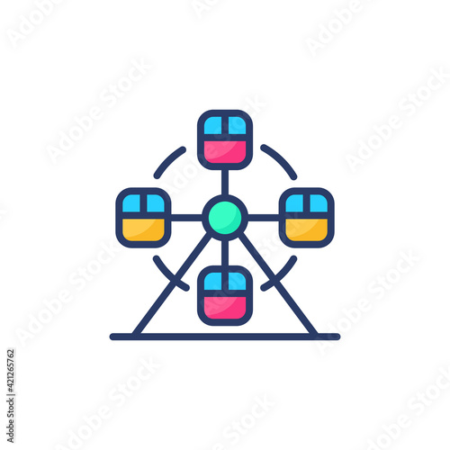 DJ Remote icon in vector. Logotype