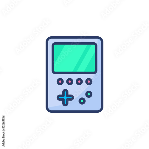 Gameboy icon in vector. Logotype