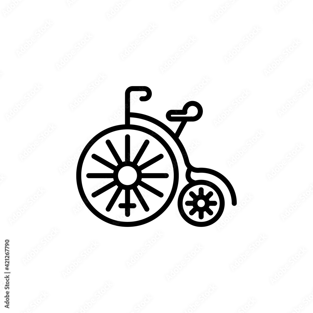 Cycle icon in vector. Logotype