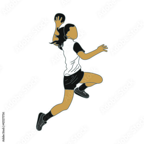 Handballeuse