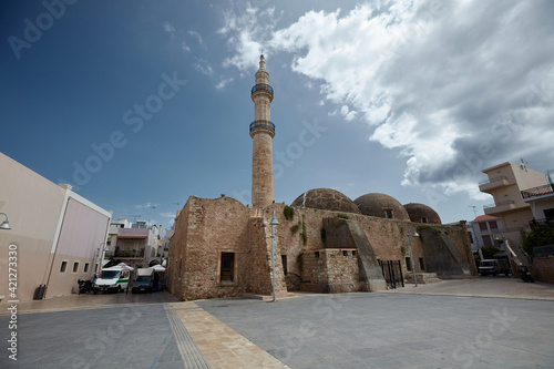 Gazi Hussein Mosque Rethymno Crete Greece June 16, 2018