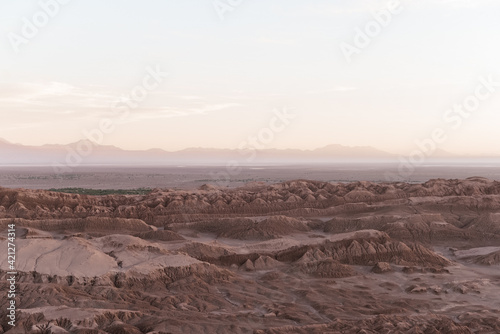 Beautiful Atacama desert  located on San Pedro de Atacama  Chile.