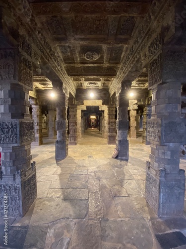 interior of an temple 