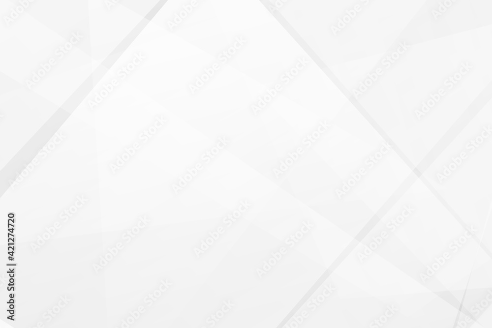 Obraz premium Abstract white and grey on light silver background modern design. Vector illustration EPS 10.