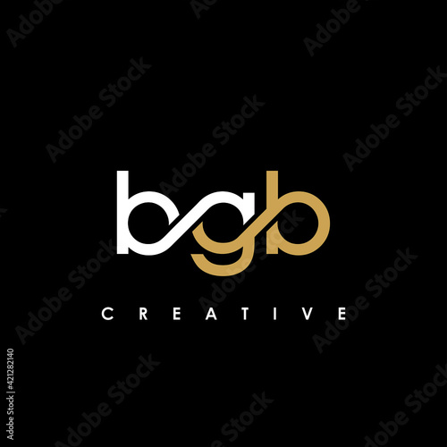 BGB Letter Initial Logo Design Template Vector Illustration