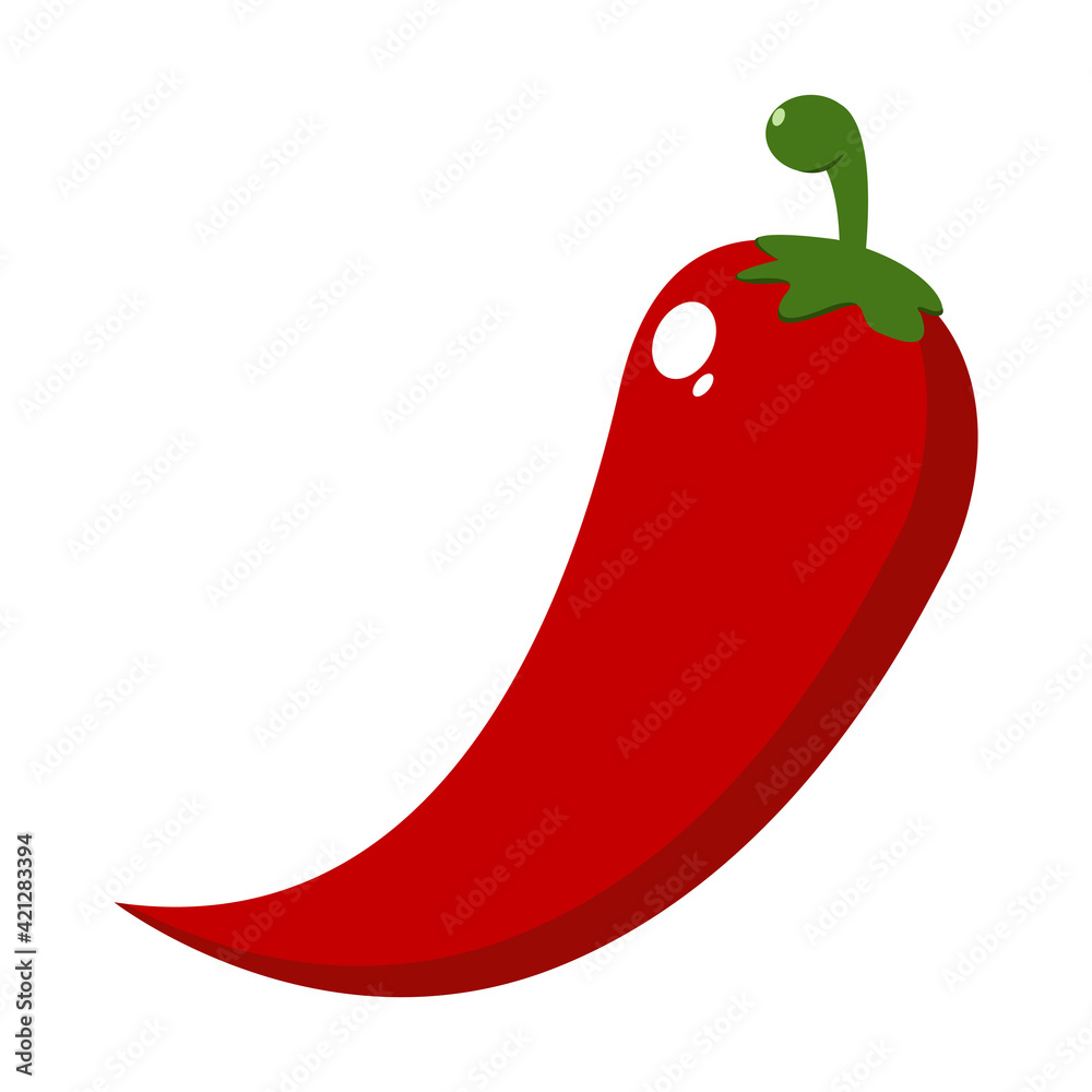 Isolated pepper icon. Vegetable icon - Vector illustration Isolated pepper icon. Vegetable icon - Vector illustration