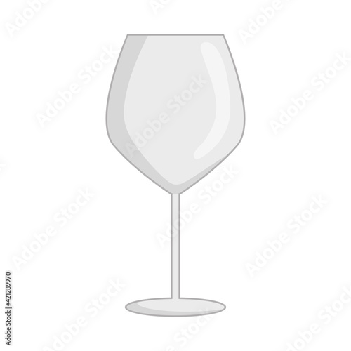 empty wine glass