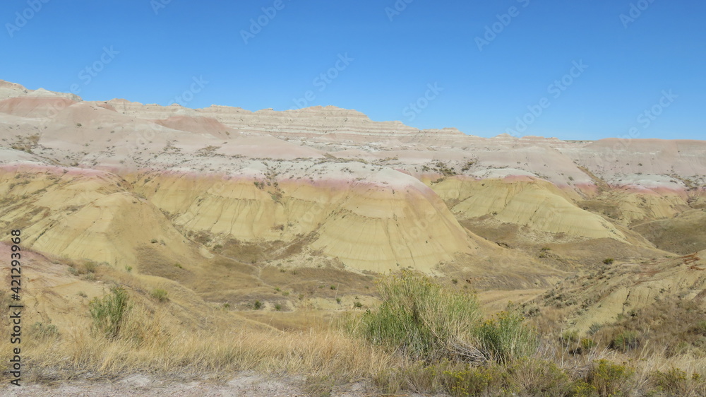 Vistas and Landscape Views of Badlands National Park