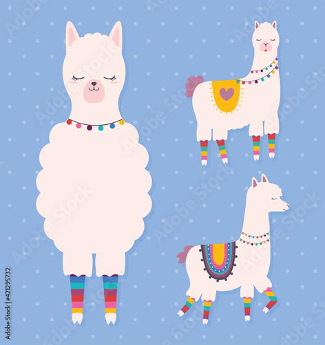 sweet llama set