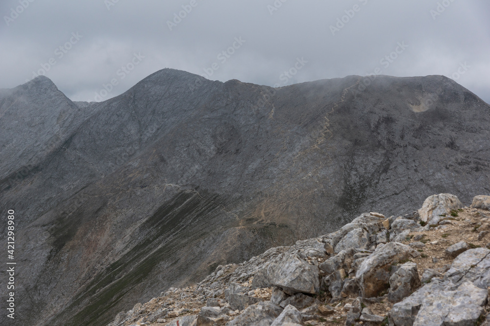 Landscape from Vihren Peak, Pirin Mountain, Bulgaria