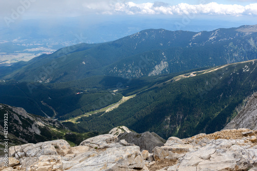 Landscape from Vihren Peak, Pirin Mountain, Bulgaria