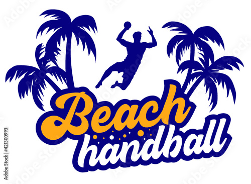 Beach Handball illsutration