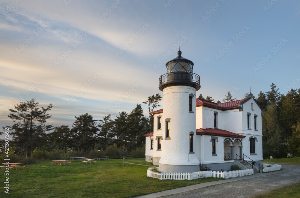 Admiralty Head Lighthouse, Fort Casey State Park on Whidbey Island, Washington State. Admiralty Head Lighthouse, Fort Casey State Park on Whidbey Island, Washington State.