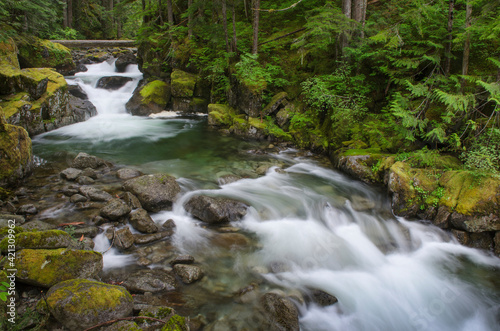 USA, Washington State. Deception Creek, Alpine Lakes Wilderness.